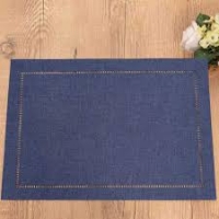 Jogo americano jeans Navy ponto ajour