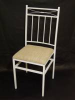 Cadeira metalon - assento em chenile