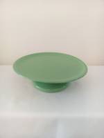 Prato bolo porcelana verde 33cmX10cm